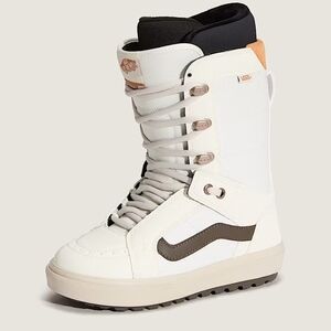 Vans Women's White and Tan Winter Boots